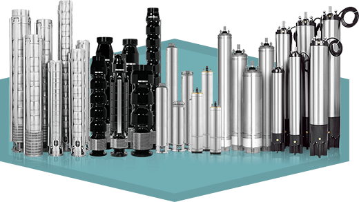 Submersible pumps and motors